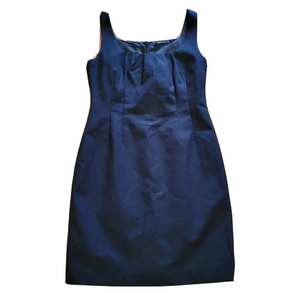 Tahari Dresses & Skirts - Tahari Cocktail Dress Womens 8 Little Black Dress Sleeveless Sheath Pleated Top